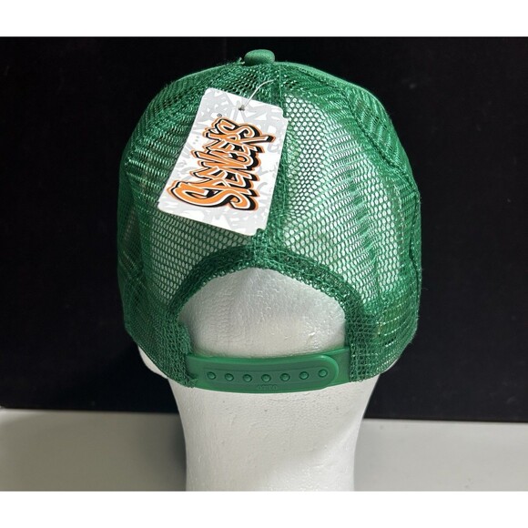 NEW Green Mustache March Mesh Trucker SnapBack Otto Baseball Cap St. Patrick Day - Picture 3 of 8